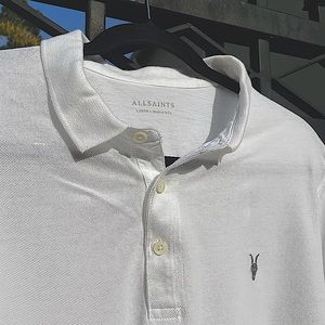 All Saints Long Sleeve Polo